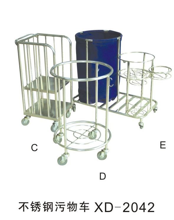 不锈钢污物车XD-2042