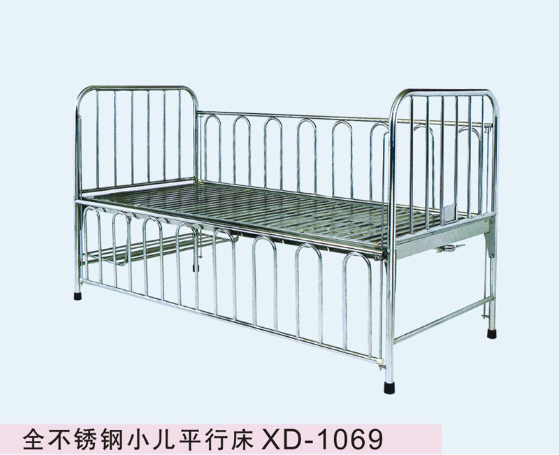 全不锈钢小儿平行床XD-1069