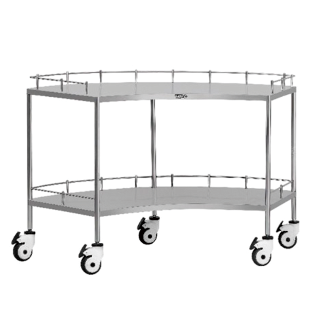 不锈钢扇形器械车