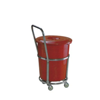 不锈钢污物桶车